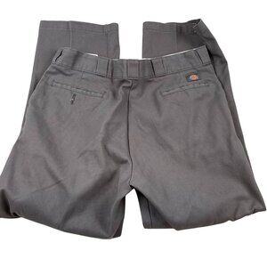 Dickies Men's Work Pants 38x30 Flex Work Gray Cotton Blend for Work or Skate